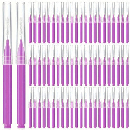 20/50PS Portable Mini Eyebrow Brushes Disposable Eyelash Brow Lifting Brush Applicators Lash Extension Comb Beauty Makeup Tools