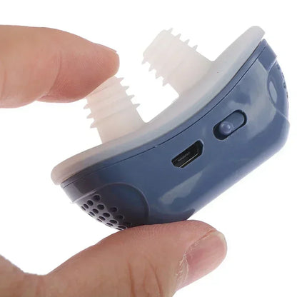 Electric Anti Snore Device Anti-Snoring Stopper Anti Snore Nose Clip Sleep Aid Care Better Breath Aid Sleepping Ventilator