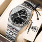 POEDAGAR Elegant Casual Ladies Watch Luminous Waterproof Week Date Fashion Woman Wristwatch Stainless Steel Women Quartz Watches