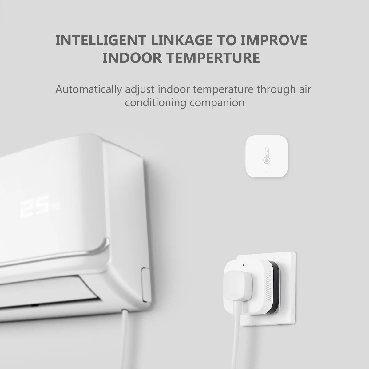Aqara Temperature Sensor Zigbee Smart Air Quality Pressure Temperature Humidity Sensor Matter Smart Home for Apple Homekit APP