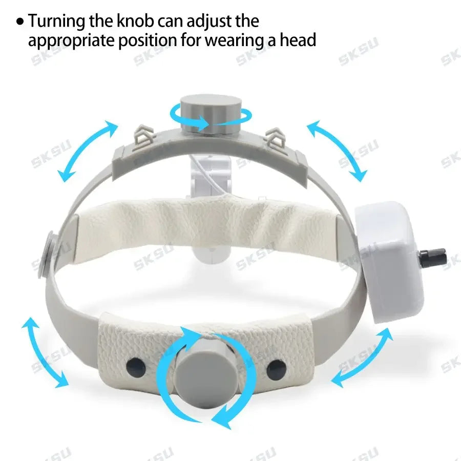 Lampa czołowa dentystyczna LED 5W do lup stomatologicznych, lamp operacyjnych, medycznych lamp chirurgicznych dla dentystów