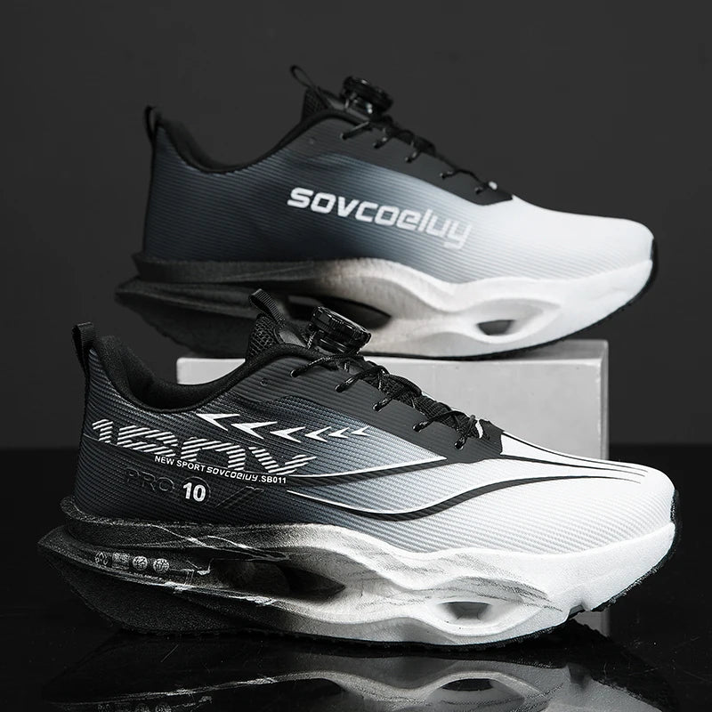 Running Shoes Carbon Board Marathon Men Speciality Sports Breathable Lightweight Women's Comfortable Athletic Nonskid Sneakers