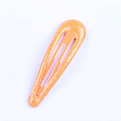 20Pcs/Lot Fashion Girls Hair Accessories Water Drip Oil BB Hair Clip Gold Powder Hairpin Glitter Barrettes Children Headdress