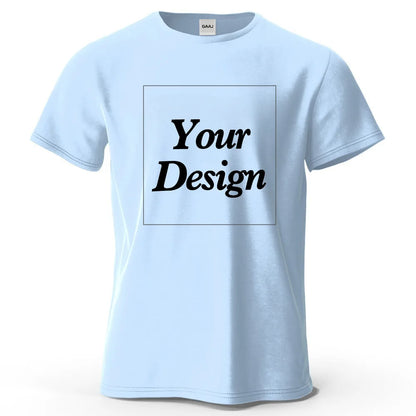 Custom T shirt Customized Tshirt Personalized Tee Shirt Diy Print Your Photo Brand Logo Text Men Women 100% Cotton Premium Gift