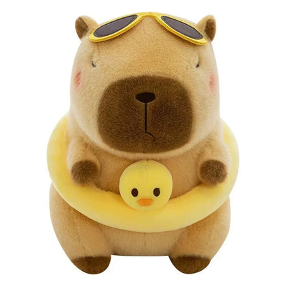 23cm Capybara Plush Simulation Capibara Anime Fluffty Toy Cute Doll Stuffed Animals Soft Doll Plush Christmas Thanksgiving Gifts