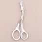 1Pcs Eyebrow Trimmer Makeup Tools Stainless Steel Eyebrow Scissors With Comb Hair Removal Eyebrows Shaping Makeup Tools