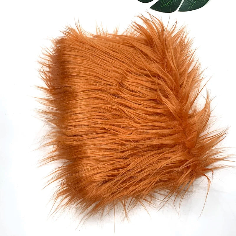 8cm Pile Length Imitation Fur Fabric Diy Cosplay Clothing Hairy Fur Fabric Bundle Long Hair Plush Fabrics By Meters Liquidations