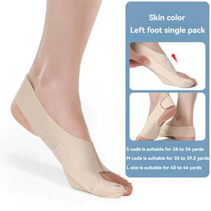 GOBYGO 1Pcs Hallux Valgus Corrector Toe Separation Corrector Lightweight And Adjustable Wearable Shoes Ankle Support Men Women