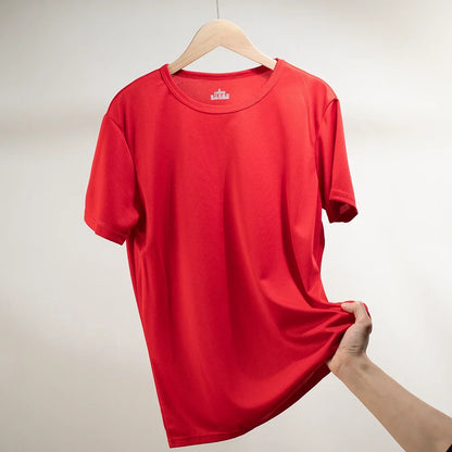 Men's Quick Dry Short Sleeve Sport T Shirt Gym Jerseys Fitness Shirt Trainer Running T-Shirt Boy Teenager Breathable Sportswears