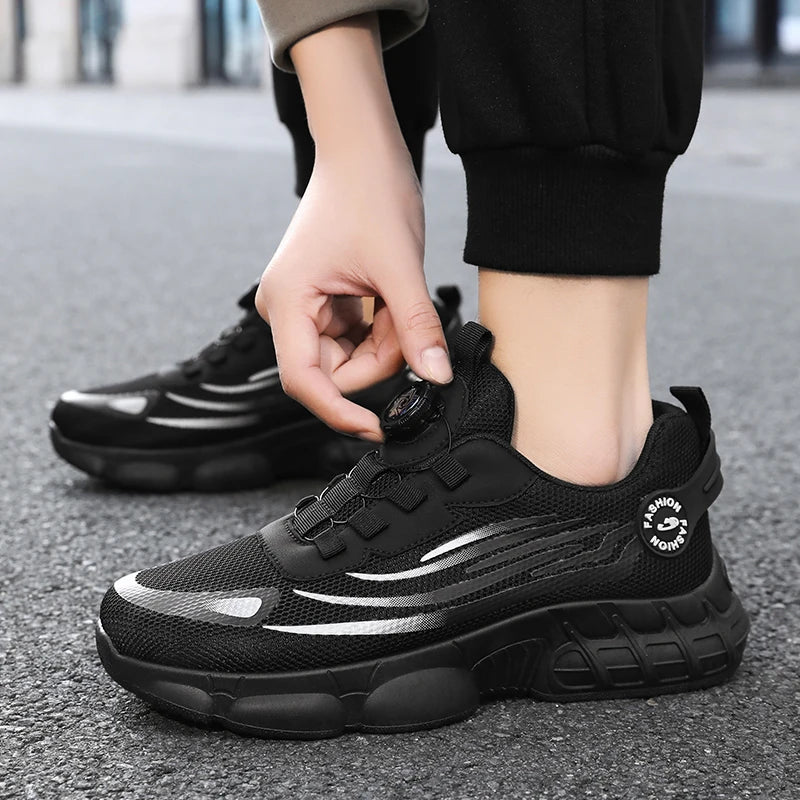 Men's Low-Top Lace-Up Casual Training Shoes, Ideal for Outdoor Workouts, Comfortable Trail Running Shoes with Excellent Traction