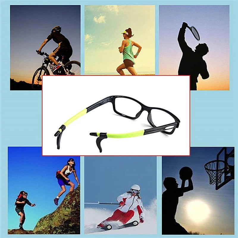 10 pairs Top Quality Silicone Anti-slip Holder For Glasses Accessories Kids/Adults Ear Hook Sports Eyeglass Temple Tip stoppers
