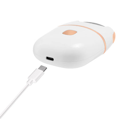 Rechargeable Electric Foot Grinder for Thick Faux Leather USB Personal Care Tool with Interchangeable Heads Grooming Tool