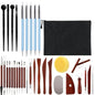 Pottery Clay Sculpting Tools Kit  Ceramic Wax Clays Carving Tools for Art Craft Pottery Sculpting Modeling Tool Set