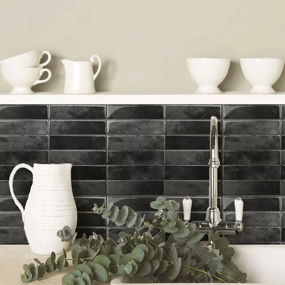 Waterproof Self Adhesive Tile Wall Stickers Oil-proof Anti Fouling Wall Decal Heat-resistant Moisture-proof Stove Sticker