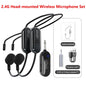 Wireless Headset Microphone Kit 2.4G with Transmitter And Receiver for Voice Amplifier Speaker Suitable for Teaching Stage Guide