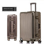KLQDZMS High Quality All Aluminum Magnesium Alloy Luggage Large Capacity Travel Suitcase 20 Inch Boarding Business Luggage Bag