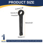 Uxcell Box End Striking Ring Wrench 17mm-48mm Metric CR-V Steel 12-Point Flat Strike Wrench Baking Paint Single Head Spanner