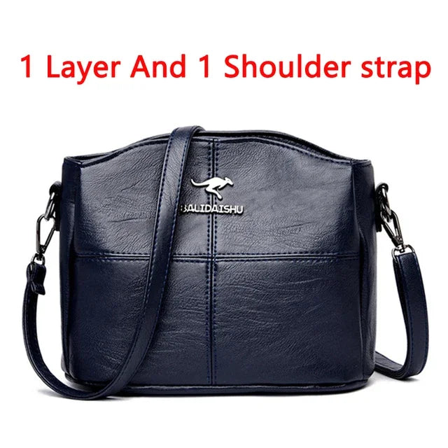 Casual Women's Bag High Quality Pu Leather Shoulder Bags for Women 2022 Ladies Crossbody Bag Purses and Handbags Luxury Designer
