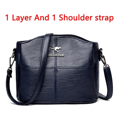Casual Women's Bag High Quality Pu Leather Shoulder Bags for Women 2022 Ladies Crossbody Bag Purses and Handbags Luxury Designer