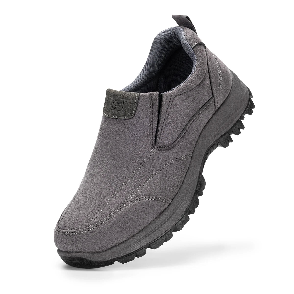 Men'S Slip On Shoes Hiking Go Walking Shoes Loafers Lightweight Comfortable Shock Absorption For Outdoor All-Day Comfort