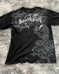 imited Stock Men's Harvester Skull T-Shirt Gothic Wings Cross Print  Vintage Streetwear Soft Breathable FabricL