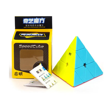 Fast Turning Cube Puzzle For Kids Speedcube IQ Test Brain Teaser Games Children Montessori Educational Toys Zauberwürfel