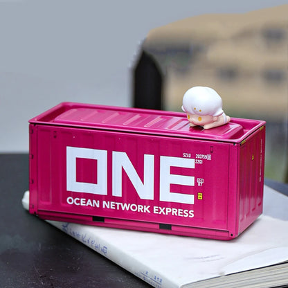 Mini Iron Storage Box Miniature Storage Iron Box Creative Decoration Collect Small Item Desktop Mini Container Model Kids Gifts