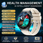2026New Nursing Grade Health Smartwatches For Men Women Precision Detection Heart Rate Blood Fats Uric Acid ECG+PPG Smart Watch