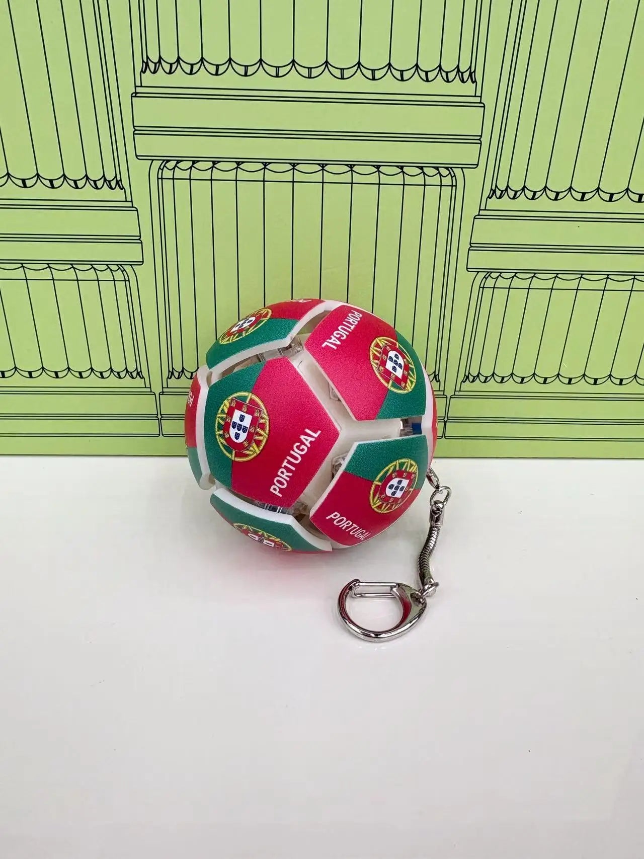 2026 New Football Pressable Keychain Bag Pendant Toy for Relieving Stress and Anxiety Finger-pressing Puzzle and Entertainment B