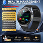 2026 New AI-Diagnosis Care Smartwatch ECG+PPG Accurate Uric Acid Blood Pressure Body Fat Five Organ Fitness Waterproof Smartwatc
