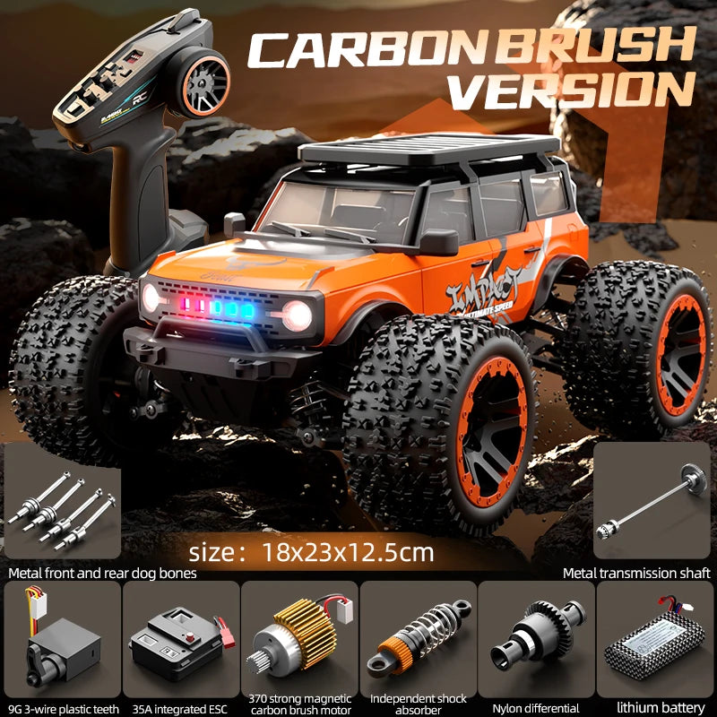 2025 ZLL SG206 PRO/MAX 1:20 2.4G Brushless Four-Wheel Drive Racing Climbing Cool Light Remote Control High-Speed Toy Car Gift