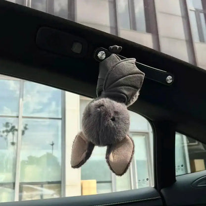 Cute Grey Bat Plush Toy Soft Stuffed Animal Doll Kawaii Bat Pillow Halloween Gift Decoration For Kids Girls Boys
