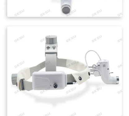 Lampa czołowa dentystyczna LED 5W do lup stomatologicznych, lamp operacyjnych, medycznych lamp chirurgicznych dla dentystów