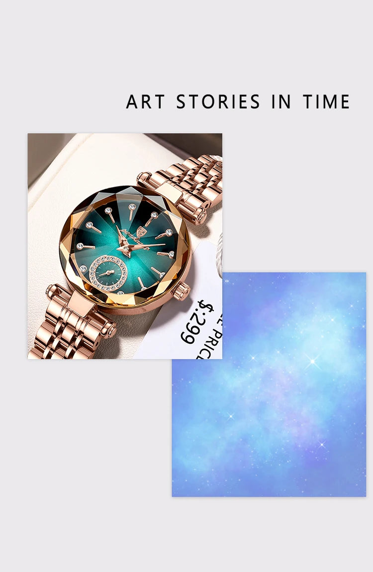 POEDAGAR Elegant Ladies Wristwatch Waterproof Stainless Steel Luxury Watch for Woman High Quality Fashion Women's Quartz Watches