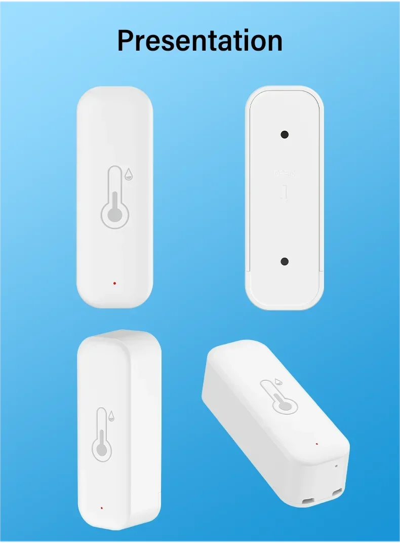 Tuya WiFi Temperature and Humidity Smart Home Thermometer Hygrometer APP Remote Alarm Work with Alexa Google Home