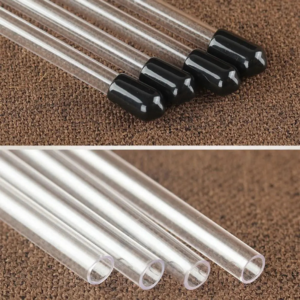 Portable Acrylic Incense Stick Tube Transparent with Detachable Airtight Lid Incense Holder Joss Stick Storage Tube