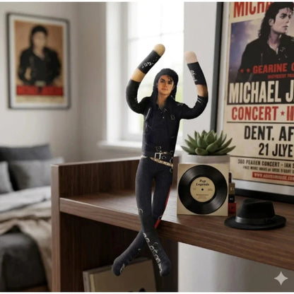Michael Jackson Doll Flexible Movable Joint Toy Built In Wire Frame Can Pose Shaped Supporting Doll Abstract Pop Gift Room Decor