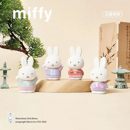 Genuine Blind Box Kawaii Miffy Cartoon Cute Doll Desktop Decoration Figure Birthday Gift Gift Toy for Girl