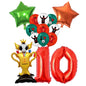 Soccer Birthday Party Supplies Football Theme  Birthday Party Decoration Cotillon Birthday CR7 Soccer Plate Cups Balloons Supply