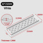 Aluminum Alloy Vents Cover Rectangle Louver Air Vent Decor 50/80mm Wide Breathable Mesh Hole Ornaments