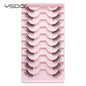 Lashes 3/10 Pairs Half Lashes Cat Eye Natural Long Lashes 3D Mink Eyelashes Full Strip Lashes Makeup Extension Tools