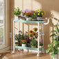 Indoor shelf Simple flower stand Universal wheel Balcony Living room storage rack Various colors Versatile flower stand Shelf