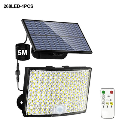 Solar Lights Outdoor 366/400/318 LED Motion Sensor Security Lights IP65 Waterproof Solar Powered Flood Lights for Garden Yard