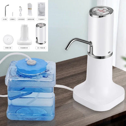 Drinking Fountain Electric Portable Water Pump Dispenser Gallon Drinking Bottle Switch Silent Charging Touch Dispensador De Agua
