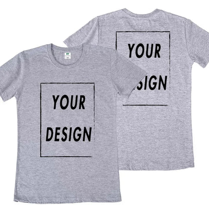 Bestseller Custom T-Shirt: Design Your Own Front & Back | Premium Unisex Tee for Couples, Teams & Events