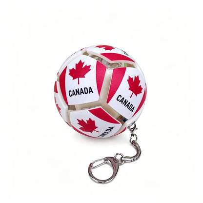 Soccer Ball Fidget Button Keychain Clicky Stress Relief Toy 3D Soccer Football Sport Ball for Men Women Car Key Handbag Gift