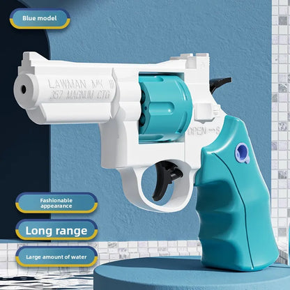 @Electric Water Gun Rechargeable Automatic & Manual Spray Gun Capacity Range Up to 32 FT Range for Adults & Kids