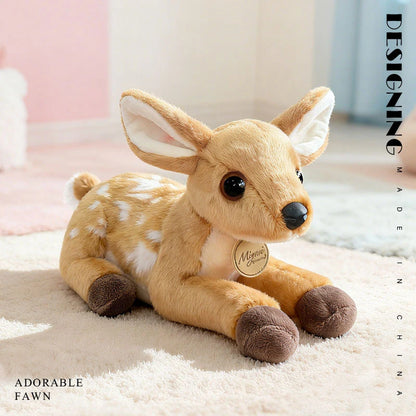 25cm Kawaii Giraffe Plush Toy - Stuffed Soft Giraffe Doll for Kids Lovely Deer Room Decor Birthday Gift