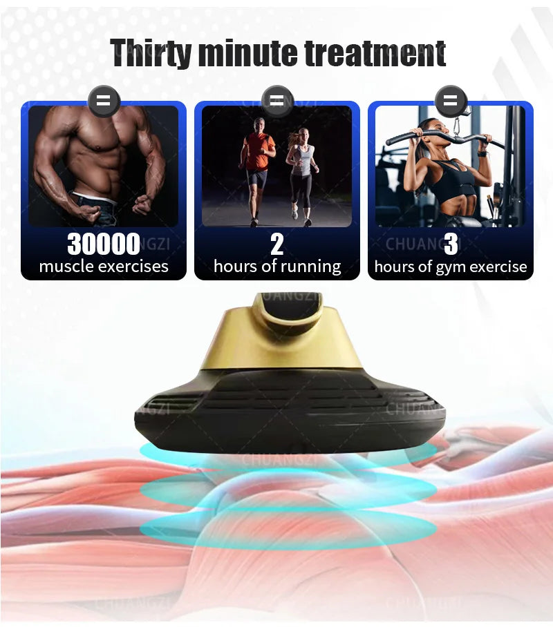 Emszero Neo Body Sculpt Machine 6500w 200hz Professional EMS Hiemt Shape rf Electrostimulation Devices 5 handles for Salon Spa
