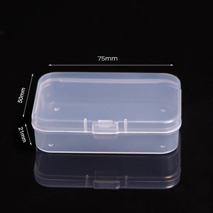 Multifunctional Acrylic Card Storage Box 12x10.5cm Display Card Case Holds 400 Postcards With 2 Compartments For Postcard/Photos